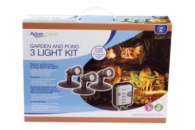 84030 LED Pond and Landscape Spotlight Kit | Aquascape