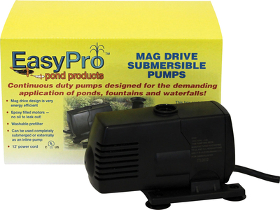 EP200 200 GPH Submersible Mag Drive Pump with nozzles | EasyPro