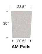 Image AMM Replacement Filter Pad Medium Aquafalls